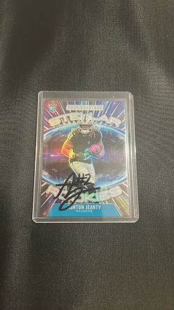 2025 Panini Rookies & Stars Stellar Rookies #4 Ashton Jeanty Raiders autographed card