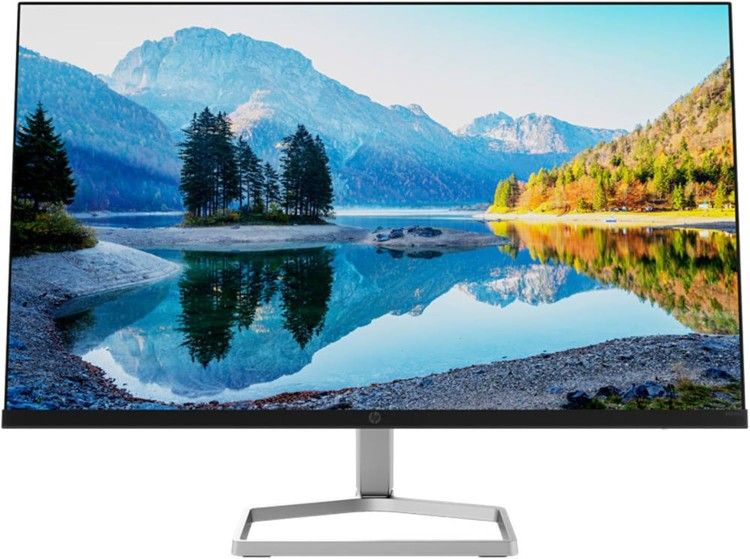 HP M24fe FHD Monitor 23.8-inch IPS AMD FreeSync 5ms GtG Response Time Eyesafe Certified On-screen Controls Low Blue Light Mode Anti-Glare, Black