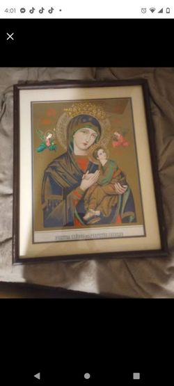 SPANISH QUEEN OF PEACE RELIGIOUS PICTURE
