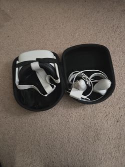 Meta Quest 2 VR Headset with Controllers and Case
