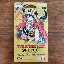 One Piece OP17 The World's Strongest Warrior Sleeved Booster Pack (OP-17)