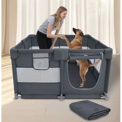 New!✨ 50x50x26 Pet Playpen/kennel