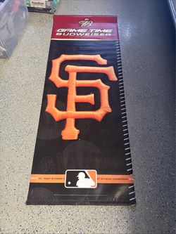 San Francisco Giants Budweiser Banner Vinyl 22”x58”