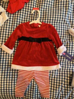 Santa Girl outfit new with tag