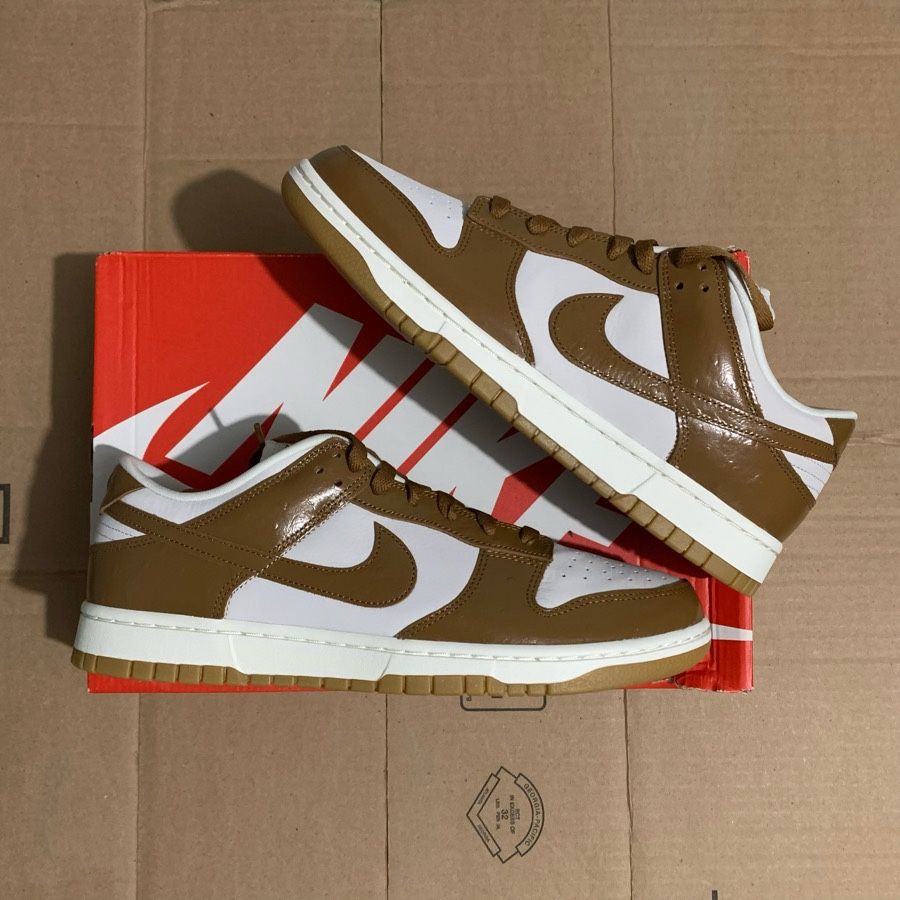 Nike dunk low lx ale brown ostrich white