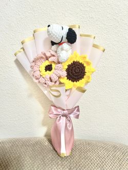 Crochet Snoopy Bouquet 