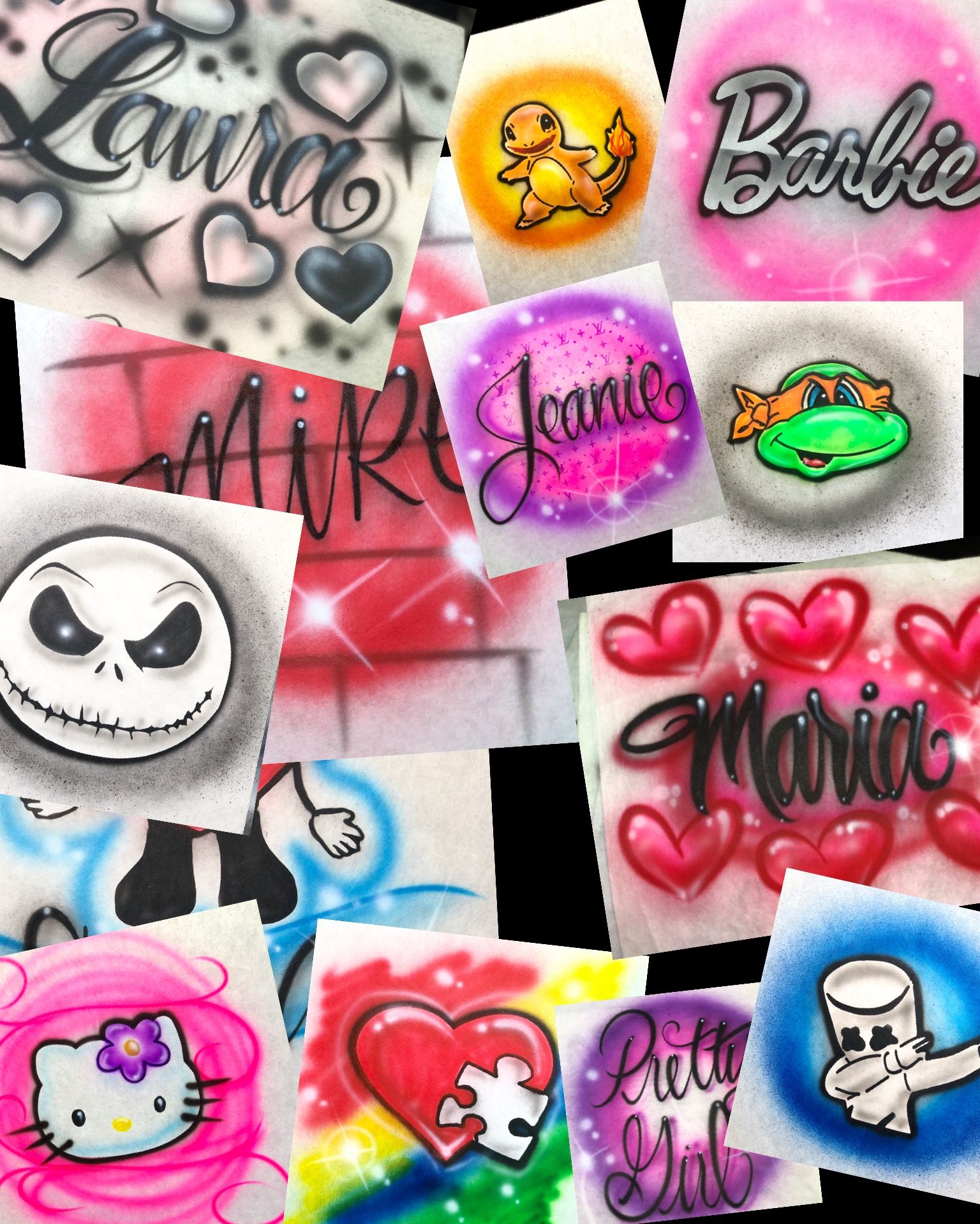 Airbrush shirts