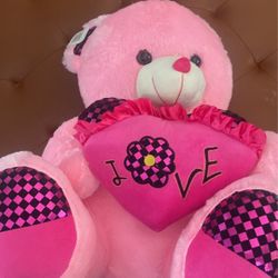 pink teddy bear for a very special gift