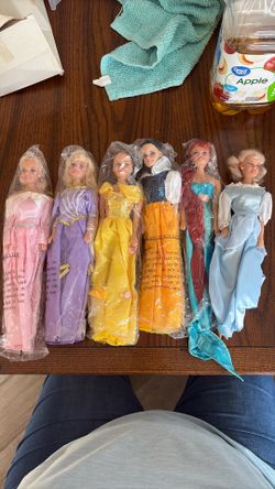 Vintage fairytale princess dolls