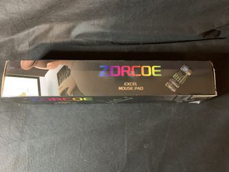 Excel Shortcut Mouse Pad Cheat Sheet Desk Mat Office Gaming 31” X 16”