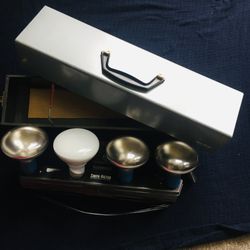 VINTAGE VICTOR-SMITH MOVIE LIGHT BAR 1200W w/ Detachable Handle&Metal Case