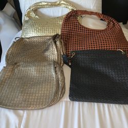 ITALIAN WOVEN LEATHER BAGS by COCHNI