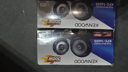 Kenwood 6.5 2 way speakers