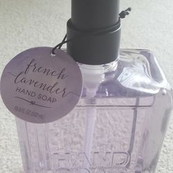 500 ml Frensh Lavender Hand Soap Glass Bottle