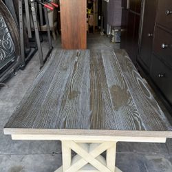 Farmhouse Wooden Coffee Table From World market 
