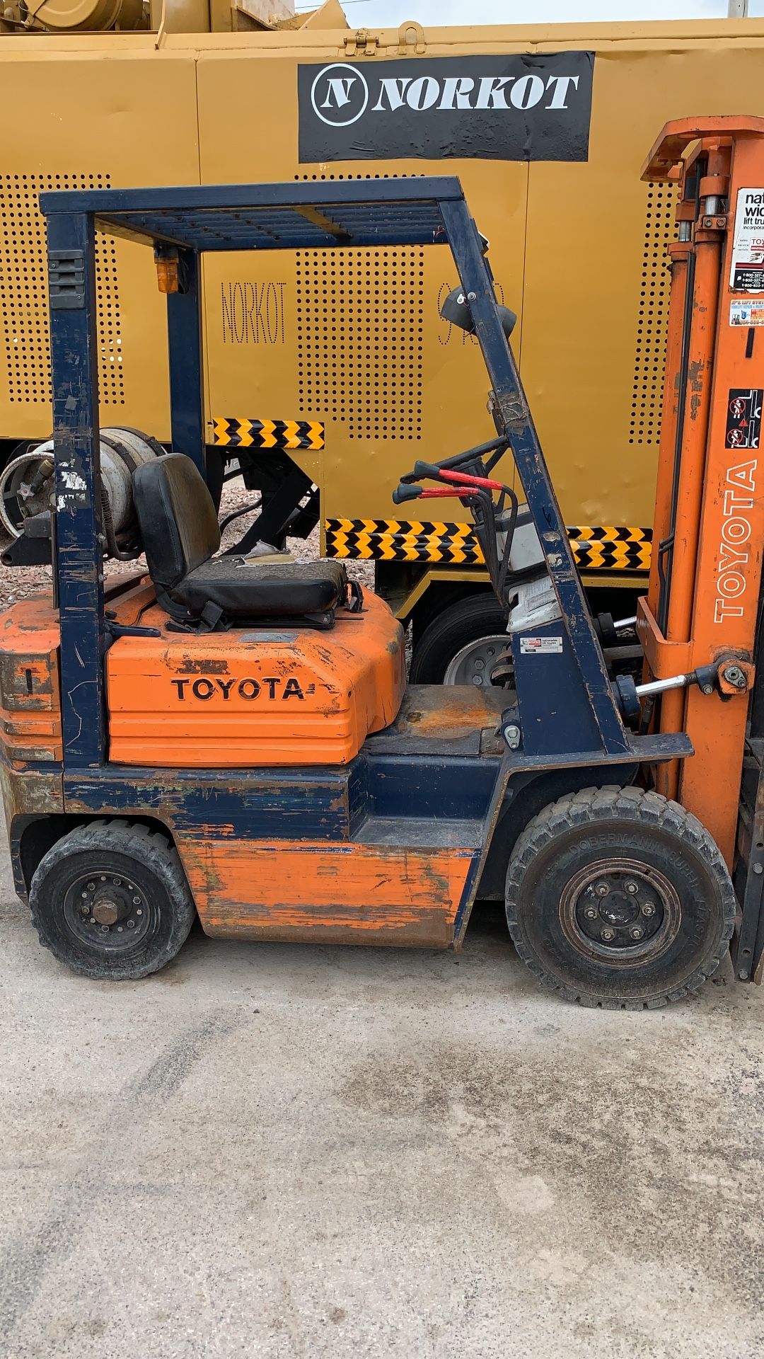 3 Toyota Forklifts