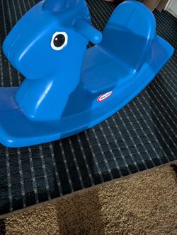 Little Tikes Blue Rocking Horse Toy