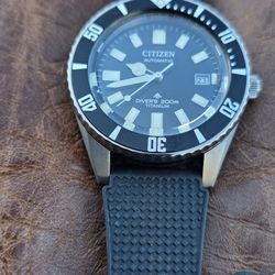 Citizen NB6021-17E Fujitsubo Super Titanium Black Dial Automatic Dive Watch