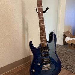 Ibanez Gio Electric Guitar (left Handed) Transparent Blue Burst 