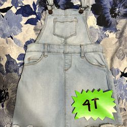Toddler Overall Dress 4T