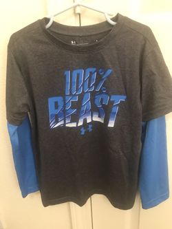 Under Armour boys shirt Size 6