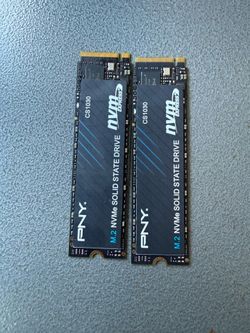 2 PNY 1TB SSD’s