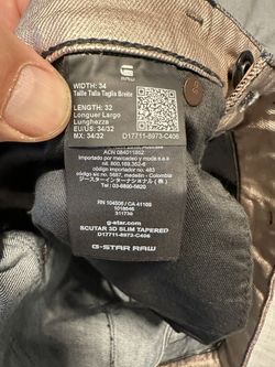 G Star Raw men’s Slim Tapered Jeans