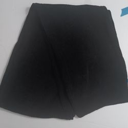 Black Chenille Unisex Scarf