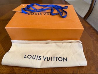 Authentic Louis Vuitton Gift Box + Ribbon + Dust Bag – Excellent Condition