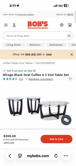 3 piece coffee table set