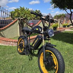 Brand New Bluvall K10 Pro Electric Bike, 52v DualMotor Battery Ebike, 3000 Watts Dual Motor Ebike, Electric Bikes, Electric Scooters 