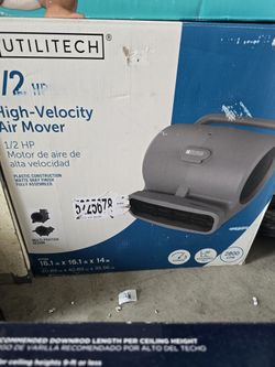 Utilitech Air Mover 1/2-HP 2800-CFM Centrifugal Indoor Blower Fan