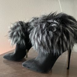 BEBE Sexy Fur Heels