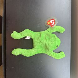 Ty Beanie Baby “Legs” Frog Plush – With Tag – Green Long Legs – Vintage