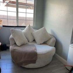 Oversized Swivel Accent Chair