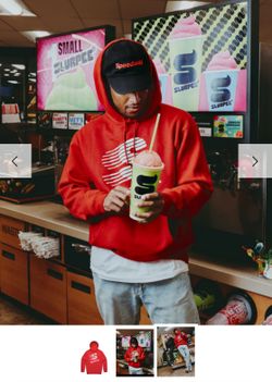 7eleven Speedway Red Hoodie Size 2xL