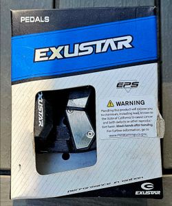 Exustar E-PR73ST Delta Style Pedals Single Sided Clipless Thermoplastic 9/16"
