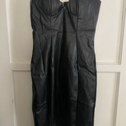 Black Leather Dress