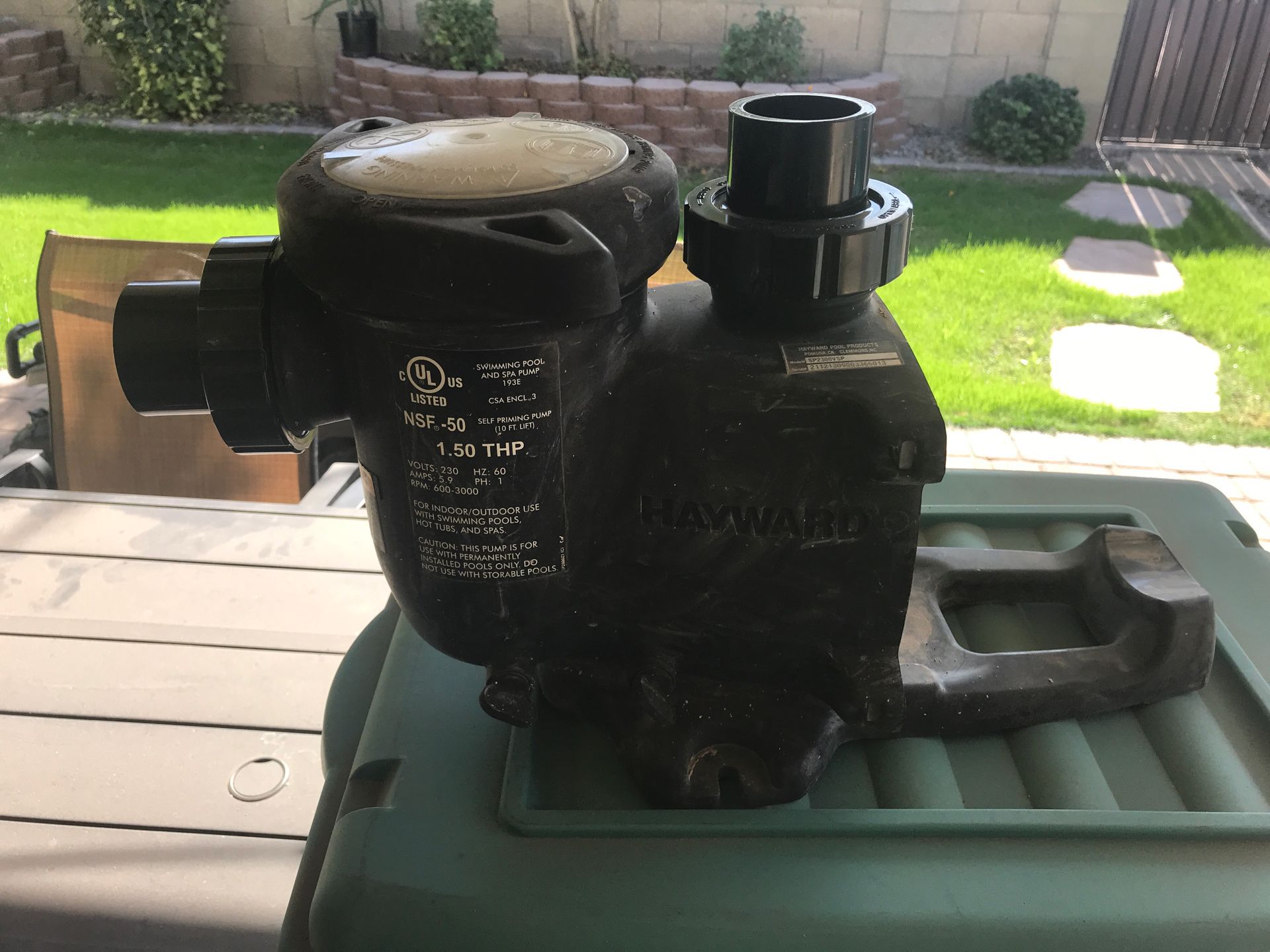 Hayward Max Flo Pool Pump - No Motor