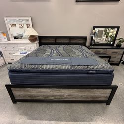 4 PC KING BEDROOM SET