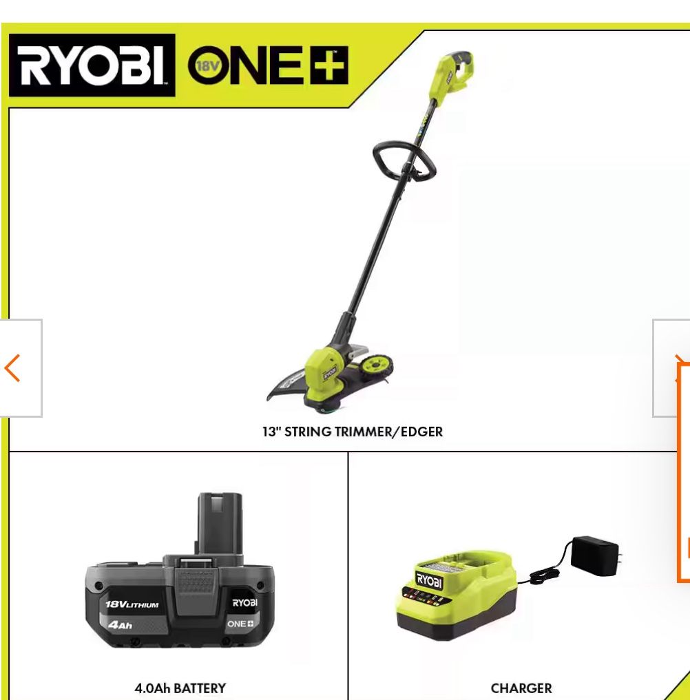 Wiro Ryoby 18v Bateria Y Cargador 