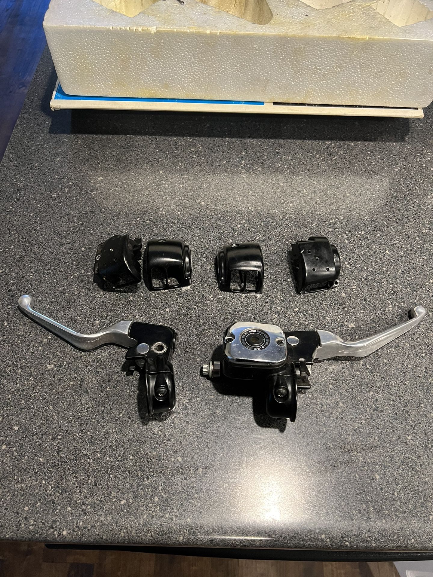 Harley 1” Clutch/brake Controls W/button Housing