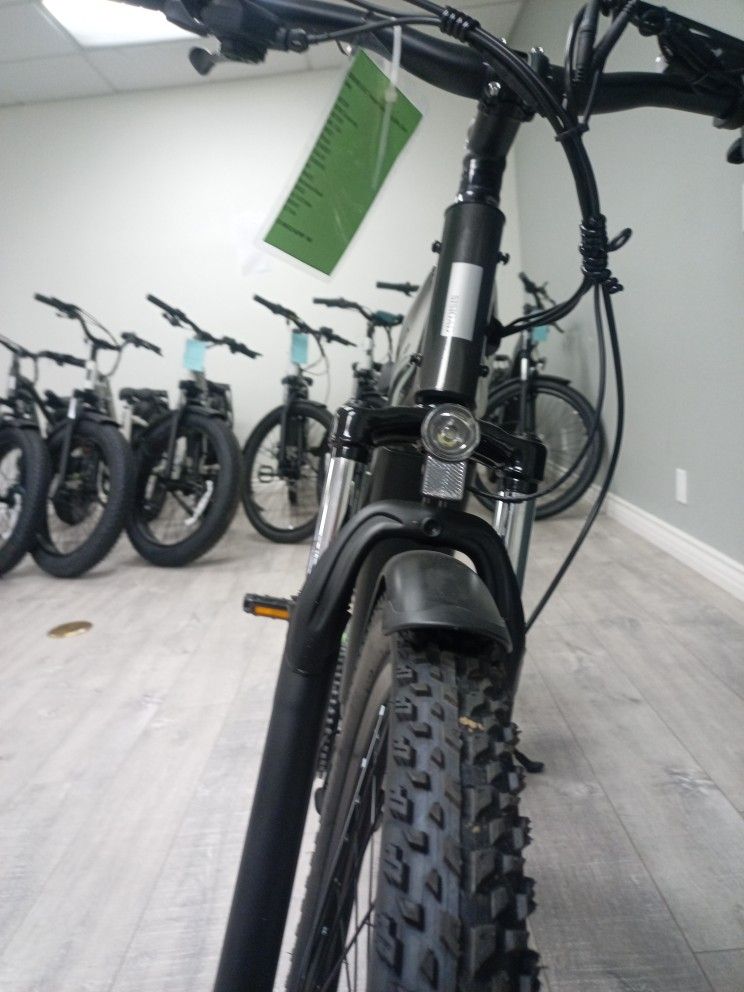 Low Effort 27.5" Commuter Ride! SISIGAD Trooper Electric Bike Gray