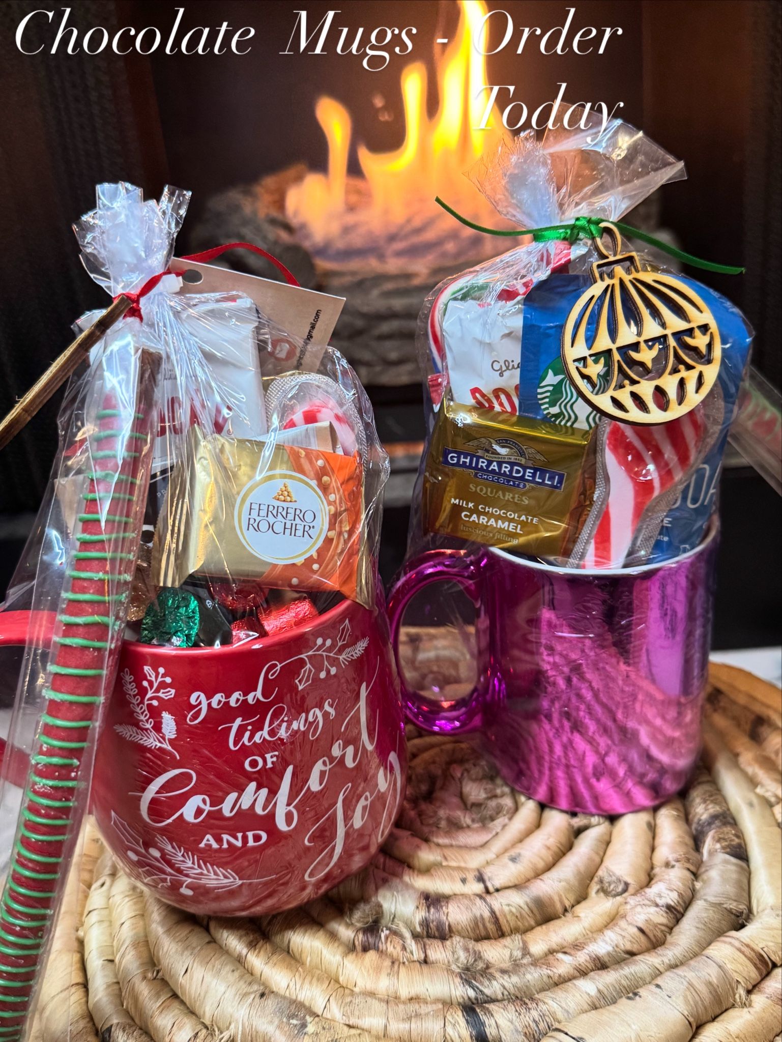 Christmas Chocolate Mugs