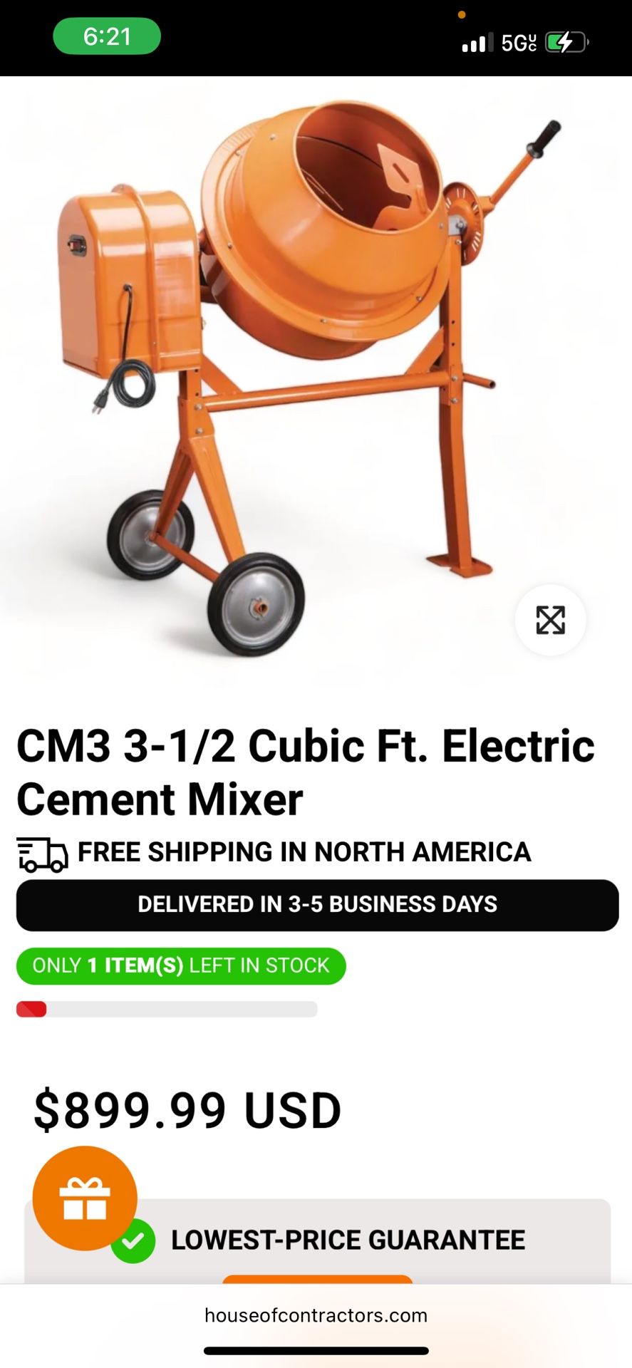 Cement Mixer Construction