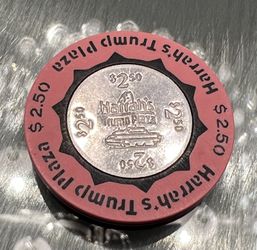 Casino Chip- Harrah’s Trump Plaza Atlantic City 
