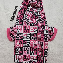 Dog Or Puppy Hooded Shirt New Medium 