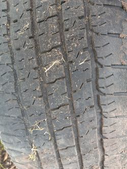 18 inch tire good shape would make an excellent spare.Or somebody needed a air