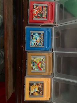 Pokémon Game Boy Cartridges Lot of 4