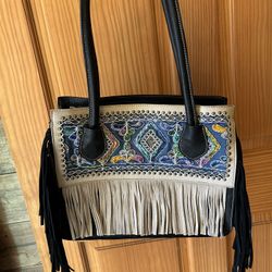 Large Fringe Purse